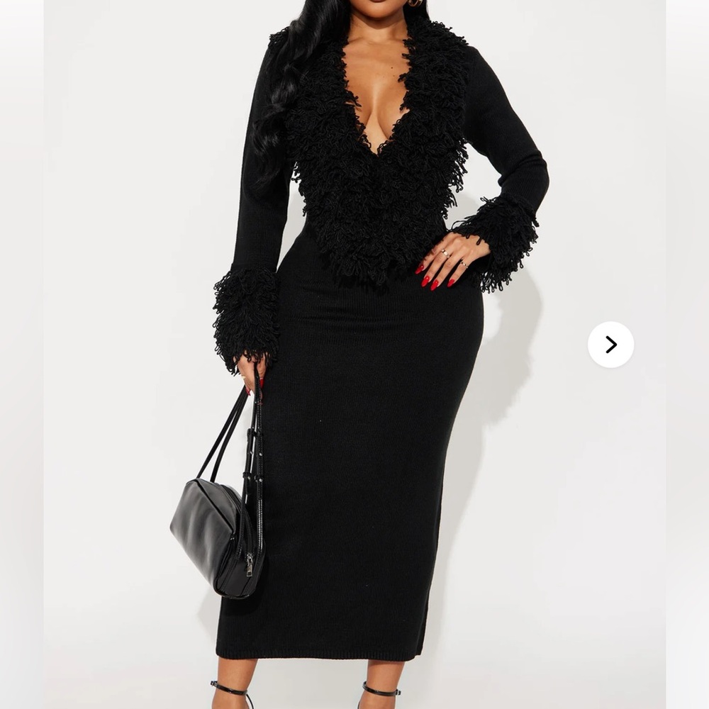 Fashion Nova Black Maxi Dress